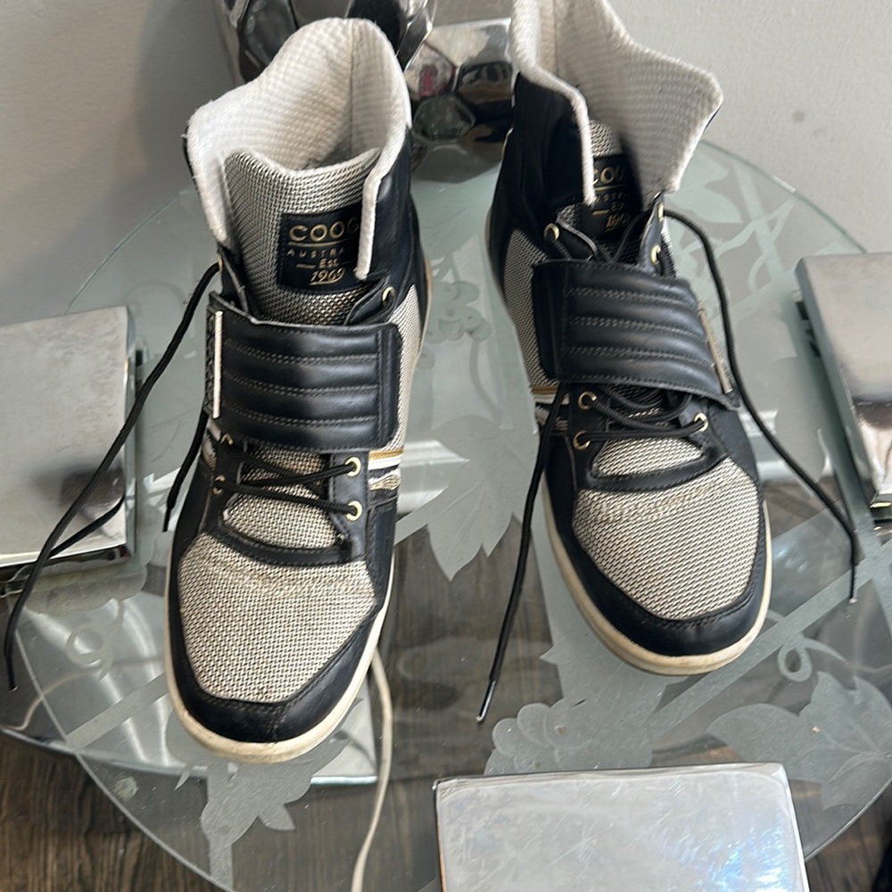 Coogi, Australian vintage high top fashion sneakers